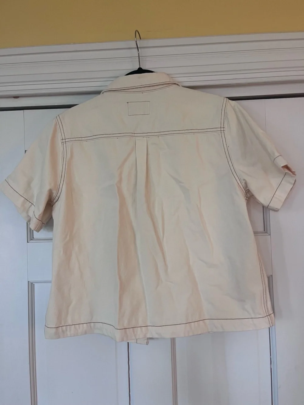 Velvet Heart Off White Denim Short Sleeve Jacket - Picture 6 of 7